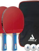 Joola Tischtennisschläger Duo (Set, 5-tlg., mit Bällen, mit Schlägerhülle) in 00000