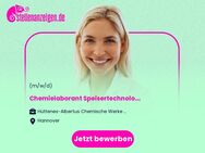 Chemielaborant Speisertechnologie (w/m/d) - Hannover