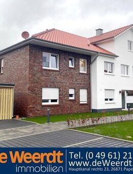 Neubau-Erdgeschosswohnung mit Terrasse und Gartenanteil in Papenburg-Untenende, www.deWeerdt.de - Papenburg