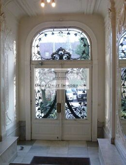 Harvestehude: Lux. repräsent. feinster Jugendstil m. Garten, modernisiert wohnen + arbeiten - Hamburg