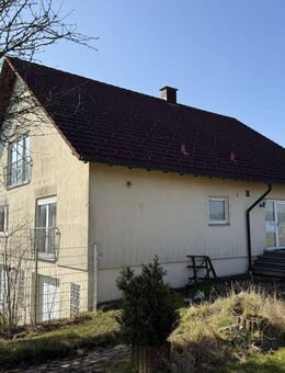 Großes Zweifamilienhaus mit vorbereitetem DG in herrlicher Randlage von Blaufelden-Raboldshausen - Blaufelden