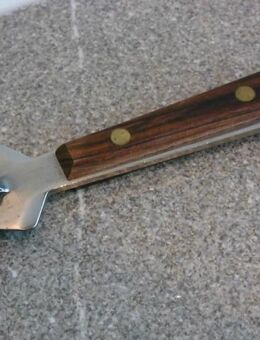 Öffner Flaschenöffner? Dosenöffner? rostfrei Holzgriff Vintage 3,- - Flensburg