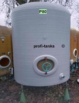 P80 gebrauchter 3.000 L Polyestertank GFK-Tank Lagerbehälter Zisterne Wassertank Futtermitteltank Molketank Melassetank Regenauffangtank Gülletank - Hillesheim (Landkreis Vulkaneifel)