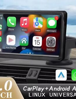 7-Zoll CarPlay & Android Auto Multimedia-Player – Modell B5300 | Tragbares Autoradio mit Touchscreen - Wuppertal