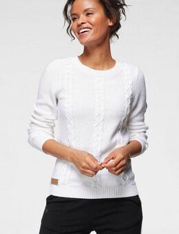 KangaROOS Rundhalspullover mit tollem Zopfmuster