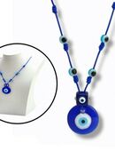 Nazar Boncuk Knoten Halskette mit Blaue Anhänger Auge Motiv Schmuck Halsschmuck 12,90* in 78052