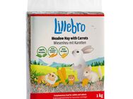 Lillebro Wiesenheu mit Apfel, Löwenzahn oder Karotte - Wiesenheu mit Karotte 1 kg