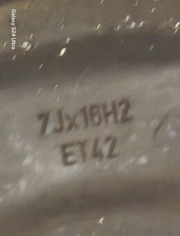 4 original Audi Stahlfelgen 7jx16h2 et42 mit Original Audi Radkappen - Grafschaft