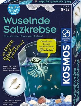 Kosmos Experimentierkasten Fun Science Wuselnde Salzkrebse, Made in Germany