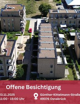 große 3-Zi Wohnung mit Gäste-WC und Tiefgaragenstellplatz - Osnabrück