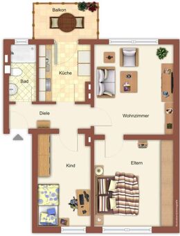 Demnächst frei! 3-Zimmer-Wohnung in Mönchengladbach Odenkirchen - Mönchengladbach