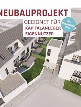 ***Degressive Afa von 5% pro Jahr*** Moderne 3-Zimmer Gartenwohnung! - Saal (Donau)