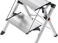 Hailo Trittleiter MK80 ComfortLine, 2-stufig, Aluminium
