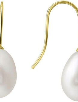 Firetti Paar Ohrhaken Schmuck Geschenk, Ohrringe, Gold 375, mit Süßwasserzuchtperle