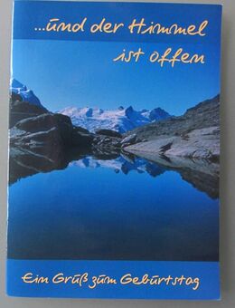 ... und der Himmel ist offen. Ein Gruß zum Geburtstag - Münster