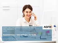 Assistent(in) / Sekretär(in) (m/w/d) - Frankfurt (Main)
