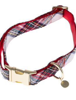 Nomad Tales Tartan: Halsband, Leine, Kotbeutelspender, Scrunchie - Halsband Größe L: 42-66 cm Halsumfang