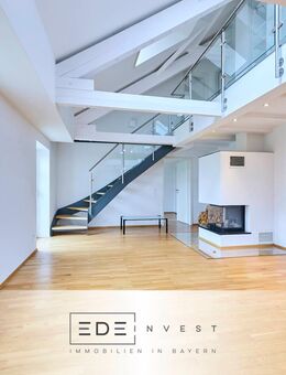 Sensationelle Altbau-Dachgeschosswohnung in idylischer Lage von Schäftlarn! - Schäftlarn