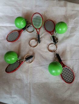 Schlüsselanhänger Tennisschläger mit Ball - Frankfurt (Main) Zeilsheim