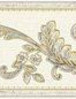 A.S. Création Bordüre Only Borders, glatt, Barock, gemustert, ornamental, Designer Tapete Bordüre Glitzereffekt Borte Wohnzimmer Schlafzimmer