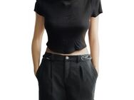 "- FSBN Sister kurz Shirt Damen Teenie XS eher 2XS 32/34 T-Shirt kurzarm schwarz - Mühlberg (Elbe)