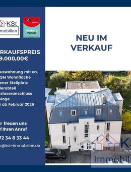 Seltene Gelegenheit: Hochwertige 3-Zimmer-Wohnung mit Balkon in Toplage von Markkleeberg - Markkleeberg