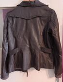 Damen Lederjacke Echtleder Gr 38 in 37154