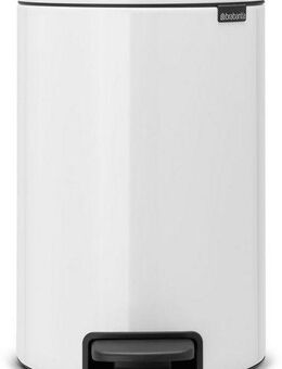 Brabantia Mülleimer NewIcon Treteimer, 12L, sanft schließender Deckel, mit leichter Pedalbedienung