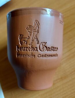 Sammel-Becher - Seltenheit historische Gastronomie) Naschmarkt zu - Leipzig Ost