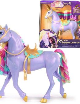 Spin Master Anziehpuppe Unicorn Academy - Interactive Rainbow Light-Up Wildstar, mit Leuchteffekt