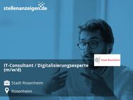 IT-Consultant / Digitalisierungsexperte (m/w/d) - Rosenheim