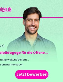 Sozialpädagoge für die Offene Jugendarbeit (m/w/d) Teilzeit - Zell (Harmersbach)