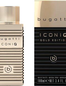 bugatti Eau de Toilette BUGATTI Iconiq Gold EdT 100ml, mit unvergleichlicher Anziehungskraft