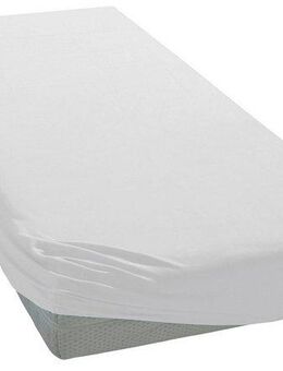 OTTO products Spannbettlaken Big Stripe in Gr. 90x200, 140x200 oder 180x200 cm, Jersey, Gummizug: rundum, (1 Stück), aus Bio-Baumwolle, für Matratzen bis 30 cm Höhe, Bettlaken