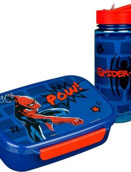 Scooli Lunchbox Spider-Man, Kunststoff, (Set, 2-tlg), mit Trinkflasche