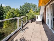 Komplette Endetage! 100qm 2-Zimmer-Dachwohnung mit großem Balkon in HH-Volksdorf - Hamburg