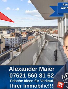 Lörrach Zentrum: Lichtdurchflutete 4-Zimmer-Wohnung mit XXL-Balkon und fantastischem Ausblick - Lörrach