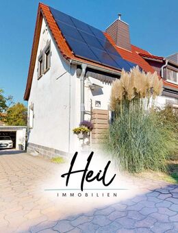 Modernisierte Doppelhaushälfte mit großem Garten, Terrasse & Photovoltaik in Zeitz - Zeitz