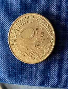 Münze Münzen Umlaufmünze Frankreich 10 Centimes 1983 - Alzey