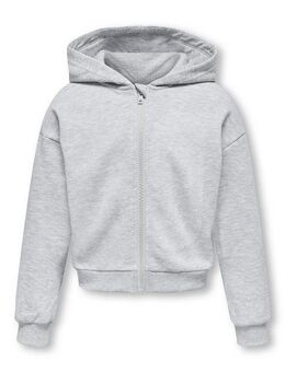KIDS ONLY Kapuzensweatjacke KOGFAVE L/S ZIP HOOD SWT mit leicht überschnittenen Schultern