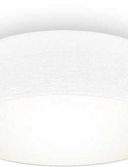 B.K.Licht Deckenleuchte, ohne Leuchtmittel, Deckenlampe, Textilschirm, Wohnzimmer, Schlafzimmer, weiß, E27