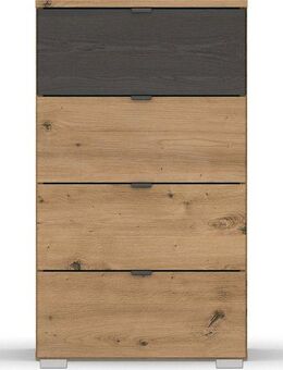 rauch Schubkastenkommode Kommode Sideboard Schubladenkommode APOLLON, mit 4 Schubladen, 1 Schublade in Absetzung Black oak MADE IN GERMANY