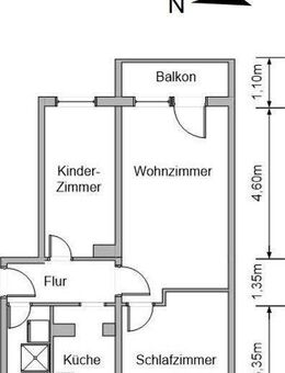schöne helle möblierte Wohnung mit Balkon - Lichtenstein (Sachsen)