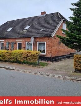 Vermietetes Doppelhaus! Baugrundstück kann vergrößert werden! - Schwabstedt