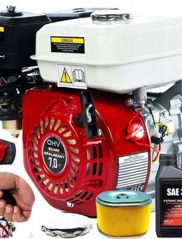 Benzinmotor VERBRENNUNGSMOTOR GX160 7PS WELLE 19MM OHV ÖL SET - Wuppertal