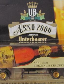 Unterbaar Schloßbrauerei Nr.02 - Anno 2000, Export Spezial - MB Actros - Sattelzug - Doberschütz