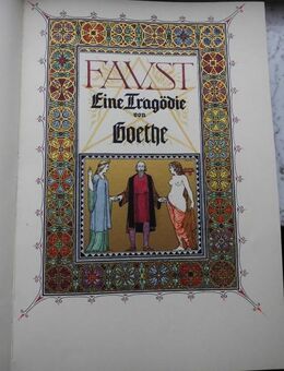 Faust, eine Tragödie von Goethe, Johann Holtz Handschrift Faksimile limitiert Buchkunst Buch Nr. 460, 499,- - Flensburg