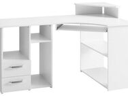 VOGL Möbelfabrik Schreibtisch Sam, in 2 Größen, mit Tastaturauszug & Monitoraufsatz, opt. Towerfach