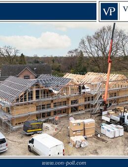 Effiziente Neubauwohnung im Dachgeschoss - KfW 40 mit Wärmepumpe und PV Anlage - Friedeburg