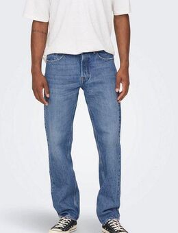 ONLY & SONS Regular-fit-Jeans ONSEDGE STRAIGHT BROMO 0017 DOT DNM NOOS